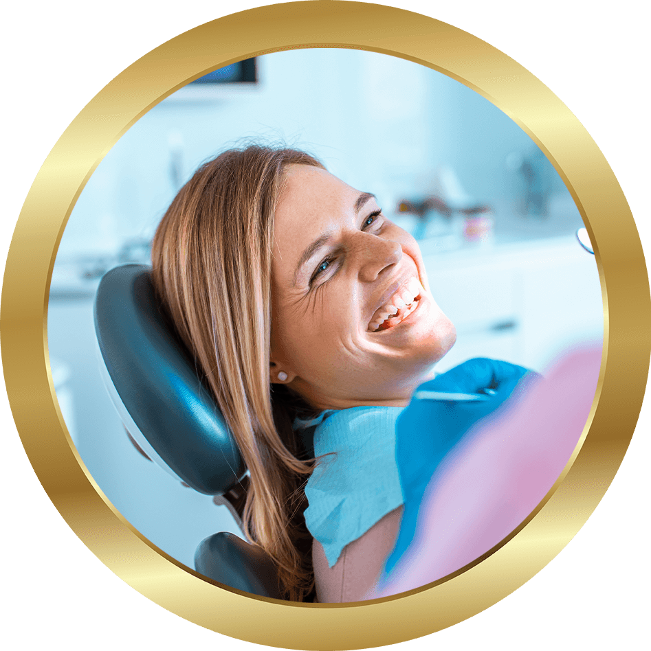 dental patient smiling